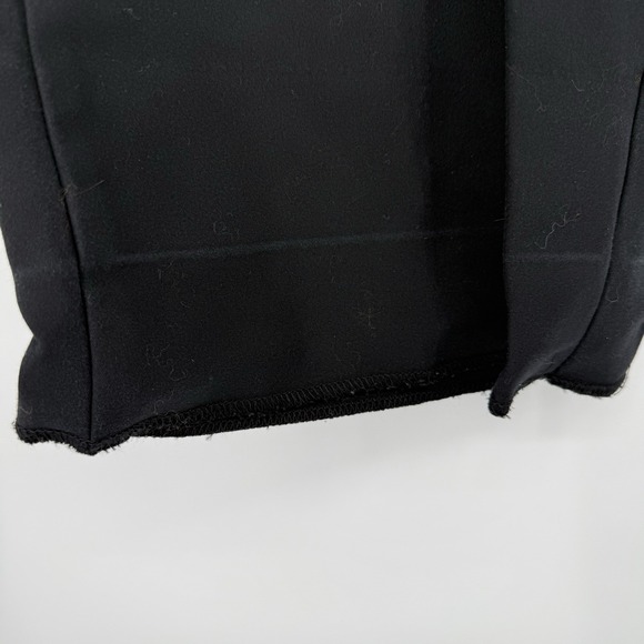 Good American Womens Black Trousers Size 2/26 Dress Pants Wide Leg Raw Hem - Picture 2 of 8